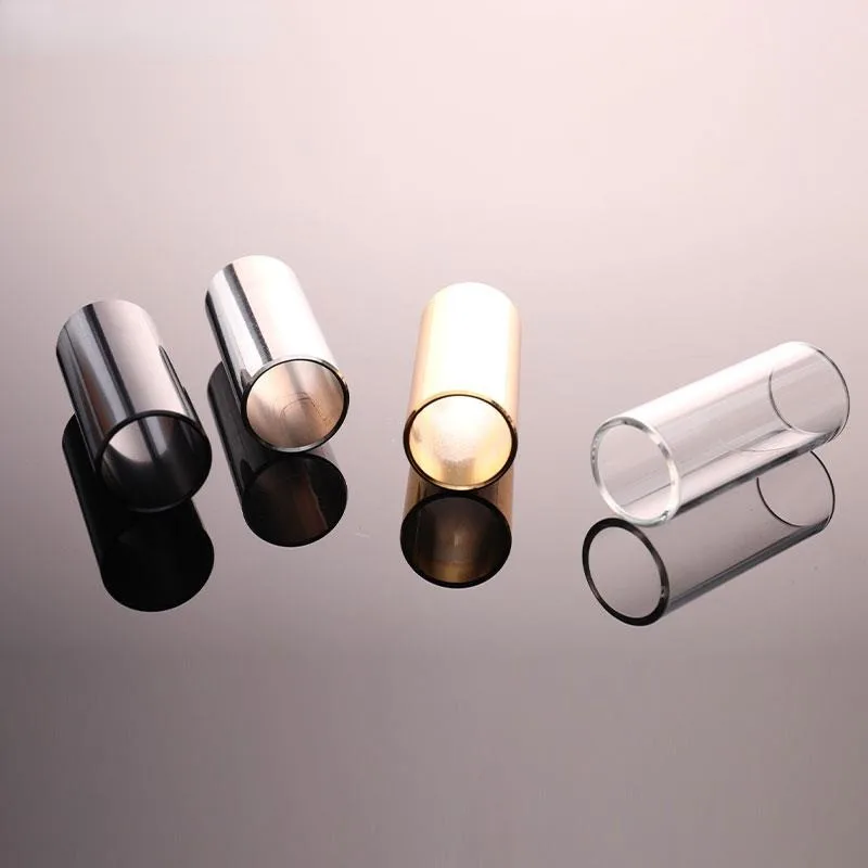 1PCS Guitar Stainless Steel Slide Rod 60mm Stainless Steel Slide Tube Metal Finger Set String Instrument Guitar Accessories