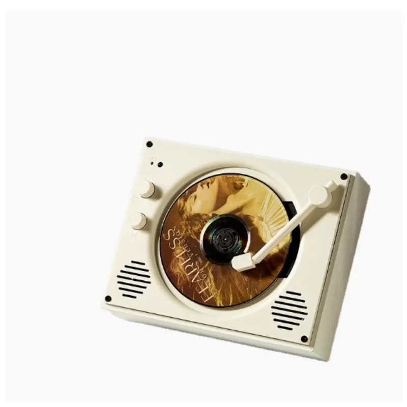

Retro Wall Mounted Bluetooth Cd Player Desktop Music Speakers CD Player