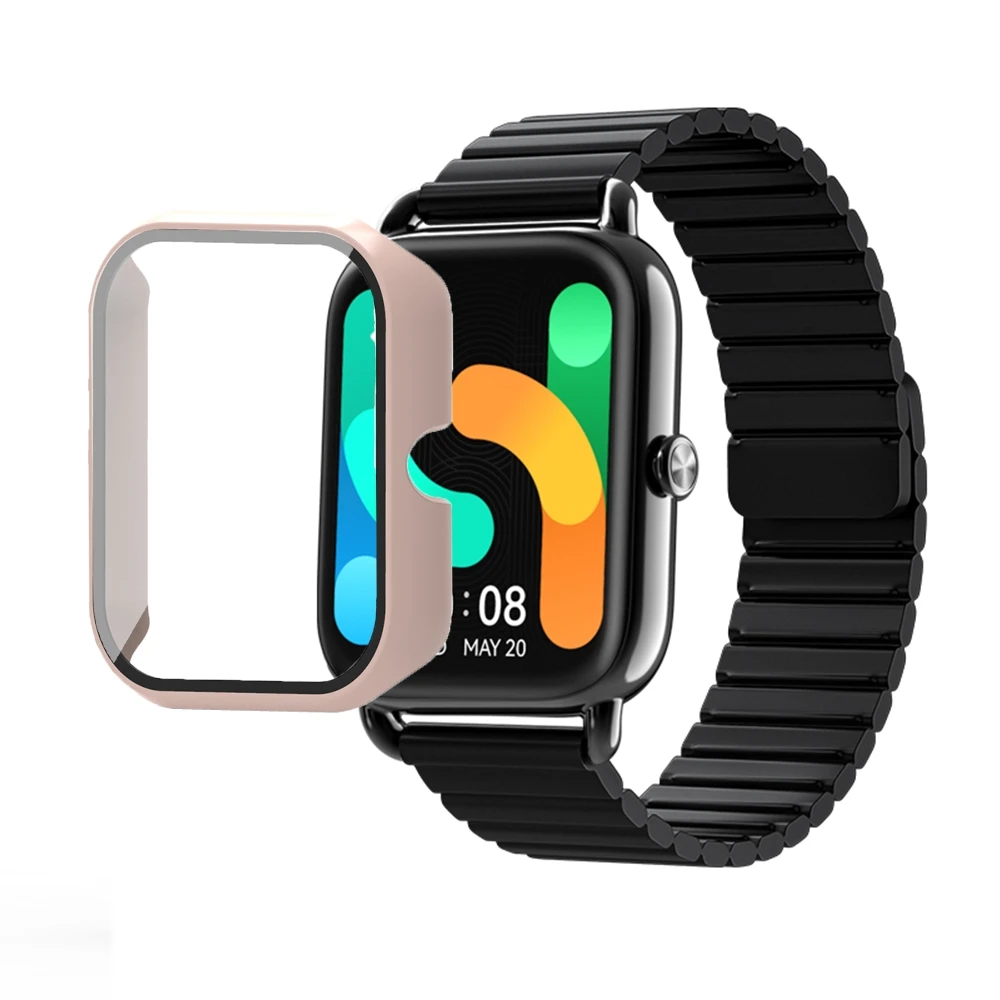 شاومي haylou rs4/rs4 plus حافظة حماية من الزجاج المقسى ، واقي شاشة كامل