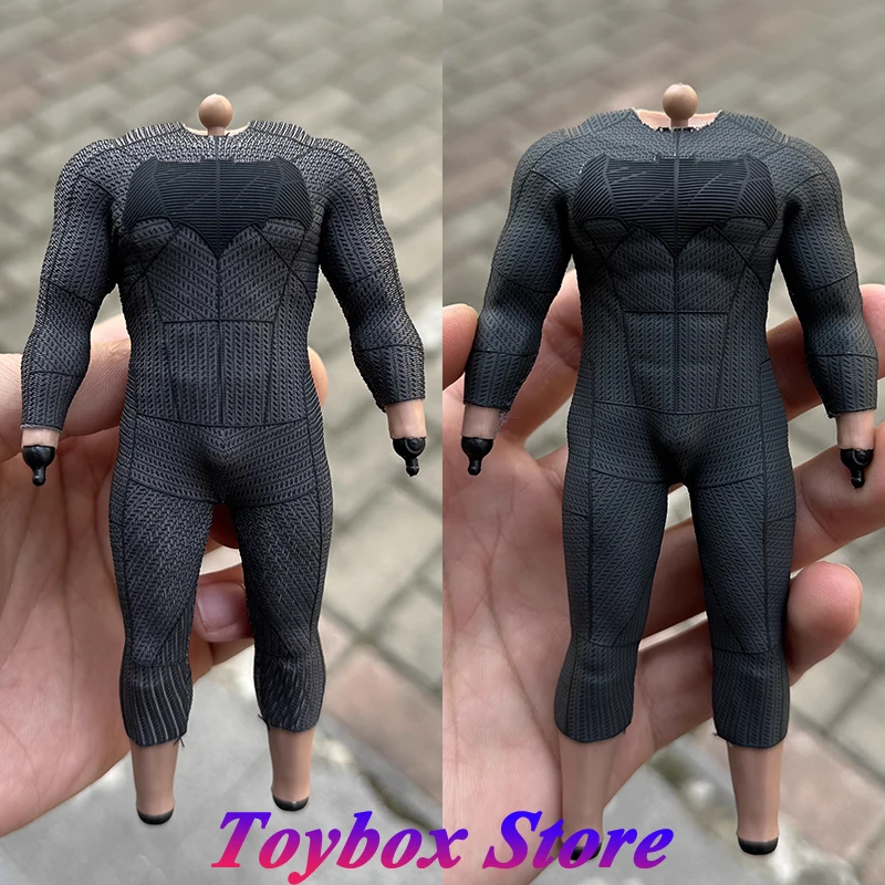 

[No Body] Welike Studio 1/12 Dark Knight Messenger Man Soldier Tight Combat One Piece Jumpsuit Clothes Accessory For 6inch Body