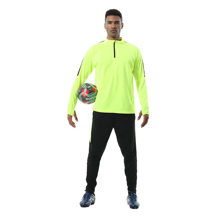 Autumn Winter Sports Tracksuit,Adults Half Zip Long Sleeve Top & Pants Breathable Slim Fit Fitness Training Outfit,Sportswearing