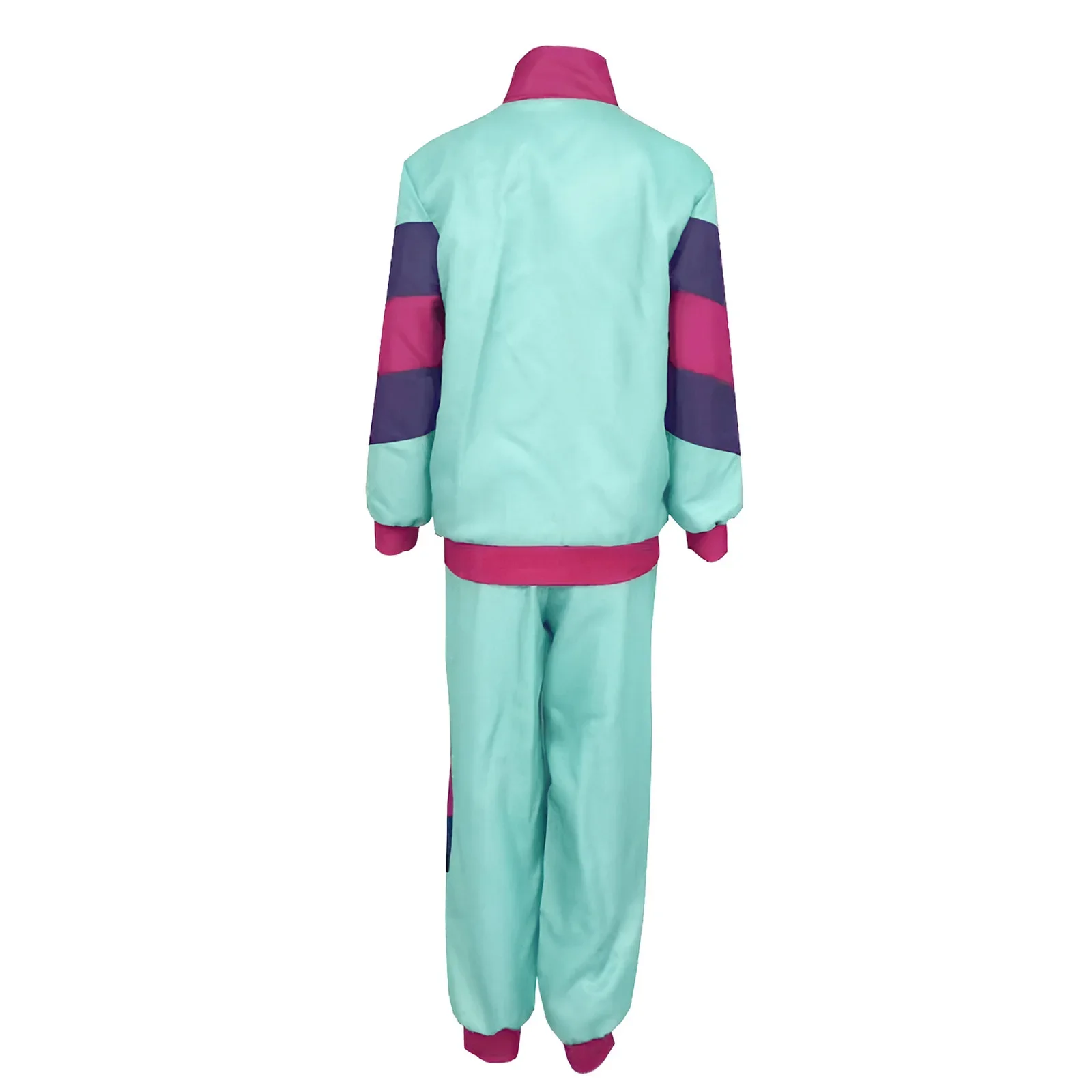 مجموعة ملابس رياضية ريترو للهالوين 70/80's ديسكو ستيج حفلة مكونة من قطعتين