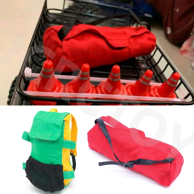 RC Mini Cloth Duffel Bag Backpack Handbag For 1/10 SCX10 TRX4 TRX6 1/12 WLP D12 C24 MN 99S D90 ZP1001 Crawler Car Upgrade Parts