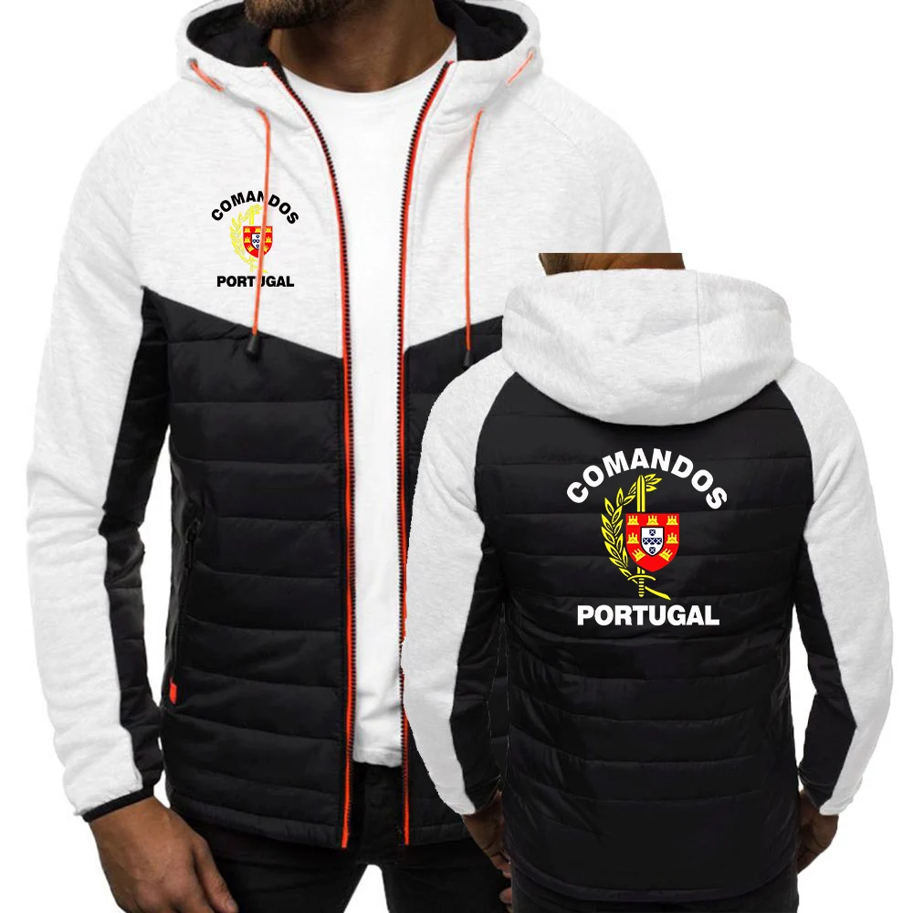 Portuguese Army Special Forces Commando Comandos Portugal Logo Print 2026 Spring And Autumn Coat Men's Shaped Durable Hoodies