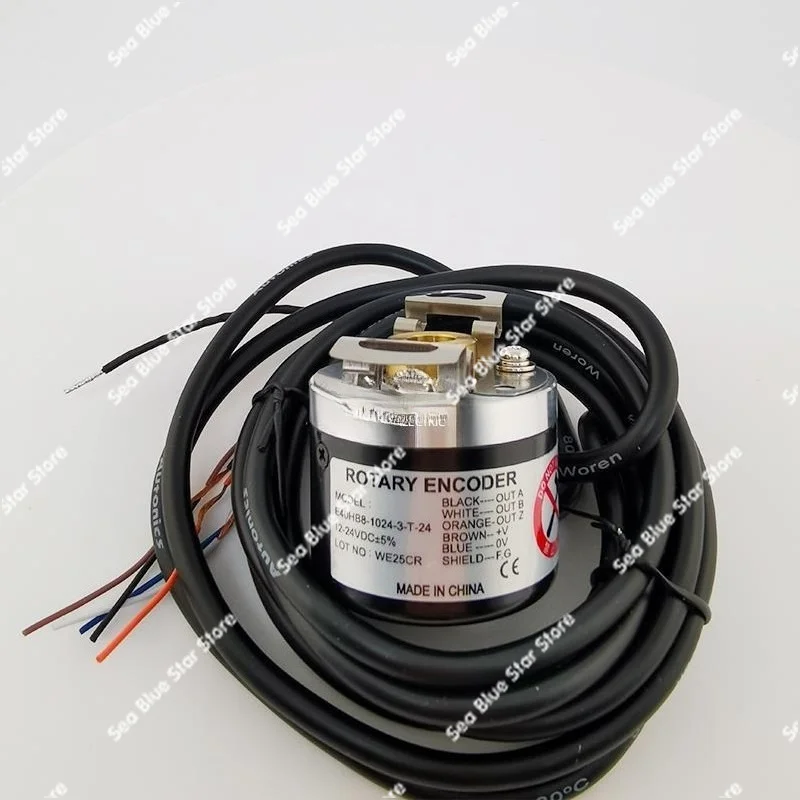 New Rotary Encoder E40HB8 H12-360-1000-1024-2000-2500- 3600-3-6-V-N-T-L-5-24