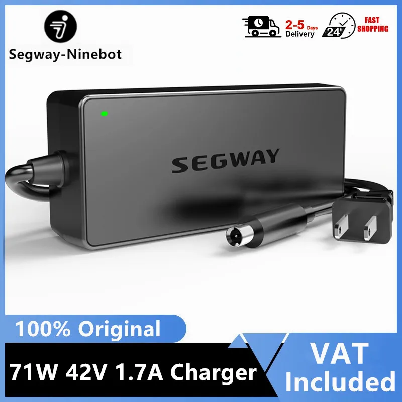 Image of EU-LAGER 71W 42V 1.7A Ladegerät für Ninebot by Segway MAX G2 G30LP F65 F40 F30 F20 D28 ES2 E22 Lithium-Batterie-Stromversorgungsladegerät