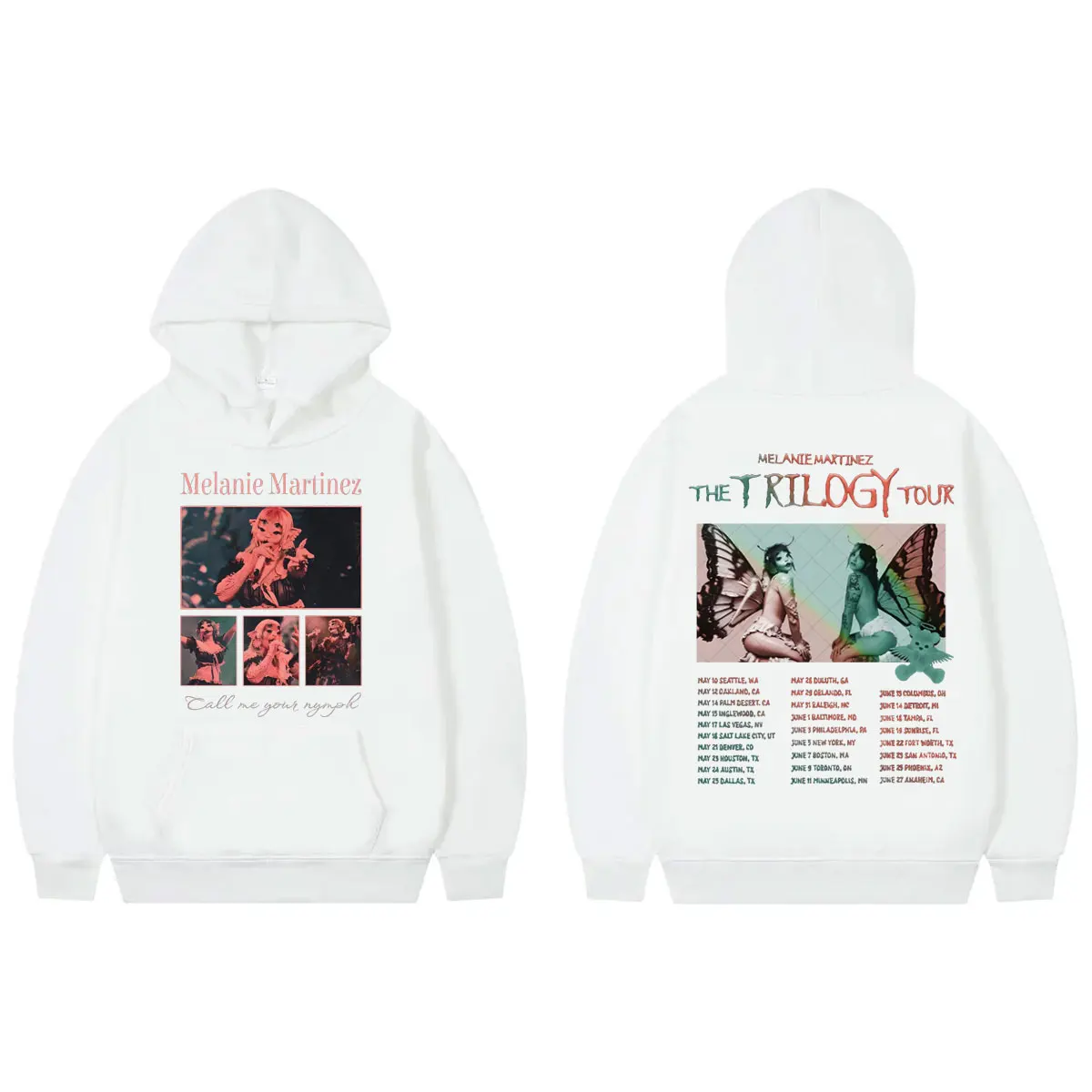 

2024 Melanie Martinez The Trilogy Tour Print Hoodie Men Women Hip Hop Vintage Pullovers Fashion Casual Long Sleeve Sweatshirts