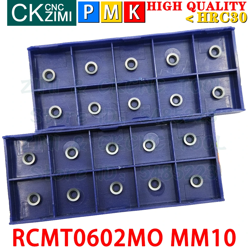 RCMT0602MO MM10 RCMT 0602 MO MM10 Carbide Inserts Indexable Milling Tools Face Milling CNC Mechanical metal lathe cutting tools