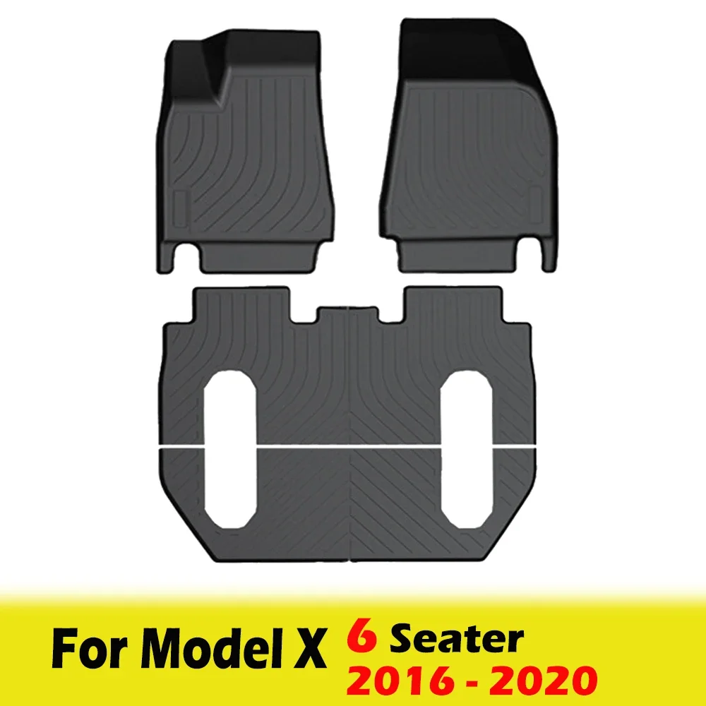 BEVO Vloermatten voor Tesla Model X 5 6 7-zits 2024 2023-2016 All Weather Waterdichte Cargo Frunk kofferbak Matten Liners Accessoires