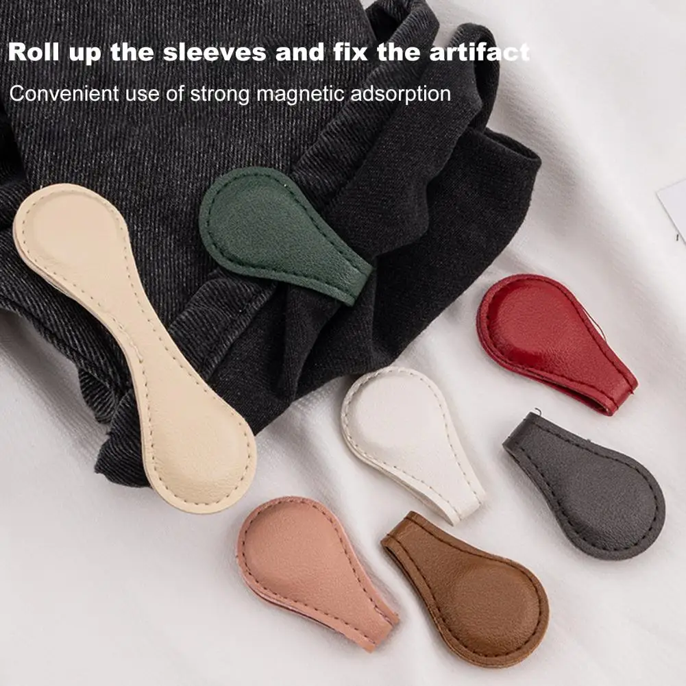 

10cm Magnetic Faux Leather Bookmark Secure Magnetic Clip Page Markers Lightweight Design Reading Handmade Bookmark Magnet Holder
