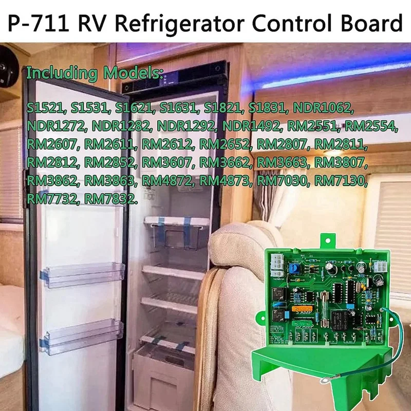 ABKR สําหรับ Micro P-711 ตู้เย็นแผงวงจรควบคุม 2-Way และ 3-Way รุ่นปรับปรุงฟังก์ชั่น