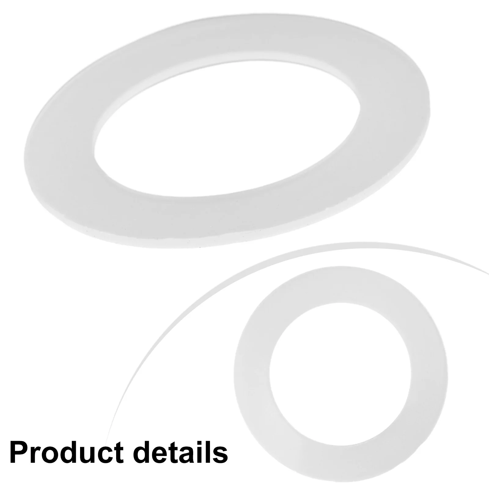 

Bathroom Repair 65mm Wide Cistern Diaphragm Washer Flush Valve Washer Rubber Material Clear Color Easy Installation