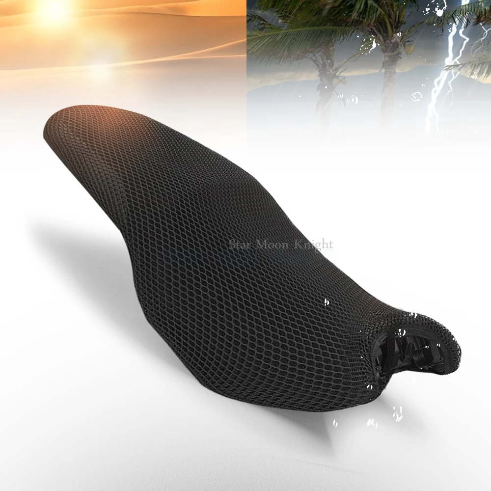 Motorcycle Seat Cover Anti-Slip Protecting Cushion For Kawasaki Versys 1000 ABS Versys1000 Mesh Fabric Breathable Seat Cushion