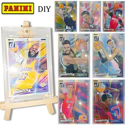 Panini star card DIY Wembanyama Thompson Doncic James Refractive Cross Laser Color Sparkle Texture Collection Card Holiday gifts