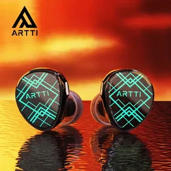 ARTTI R2 Best in-ear Wired HIFI Earphone 10mm Beryllium Diaphragm Dynamic Driver Monitor Earbuds Headphone with 0.78 2pin Cable