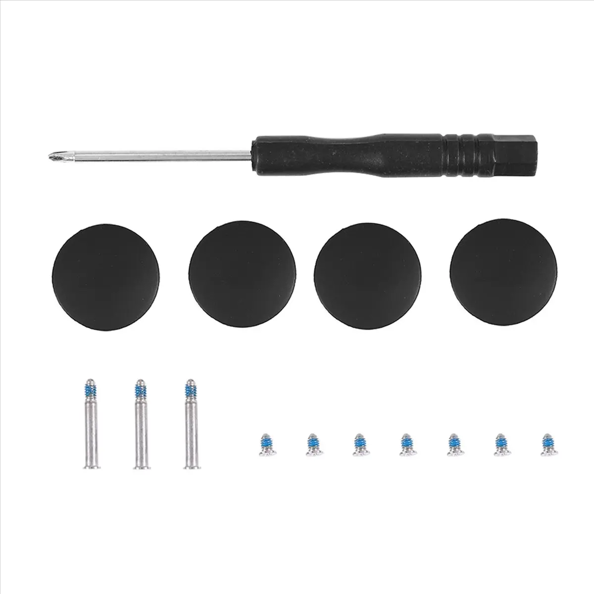 A72Z Rubber Feet with Screws Bottom Screwdriver Set for PRO A1278 A1286 A1297 13, 15, 17 (Not for Retina Screens)