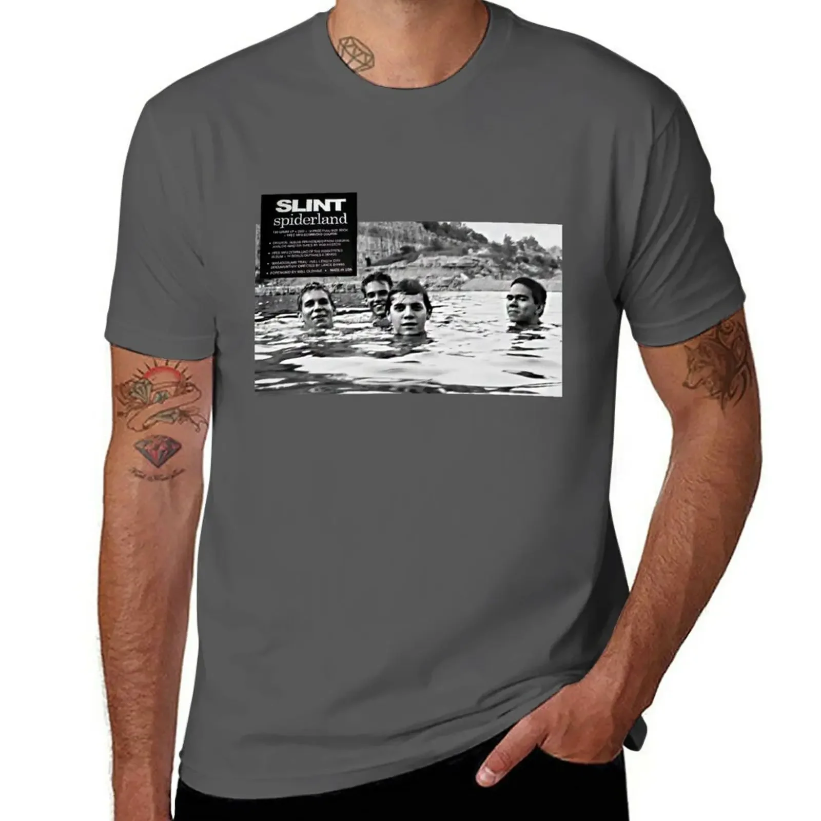 Slint- Spiderland T-Shirt graphics customs plus sizes mens funny t shirts