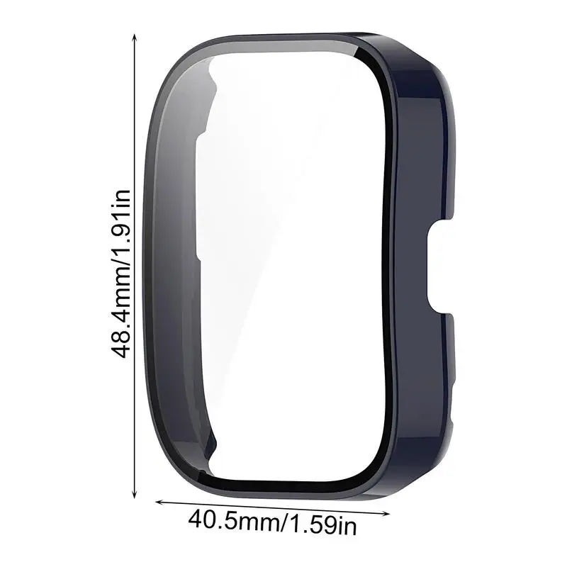 Full Screen Protector Voor Huami Bip 5 Screen Protector Hard Cover Bump Edge Frame Pc Case Anti-Kras Bescherming