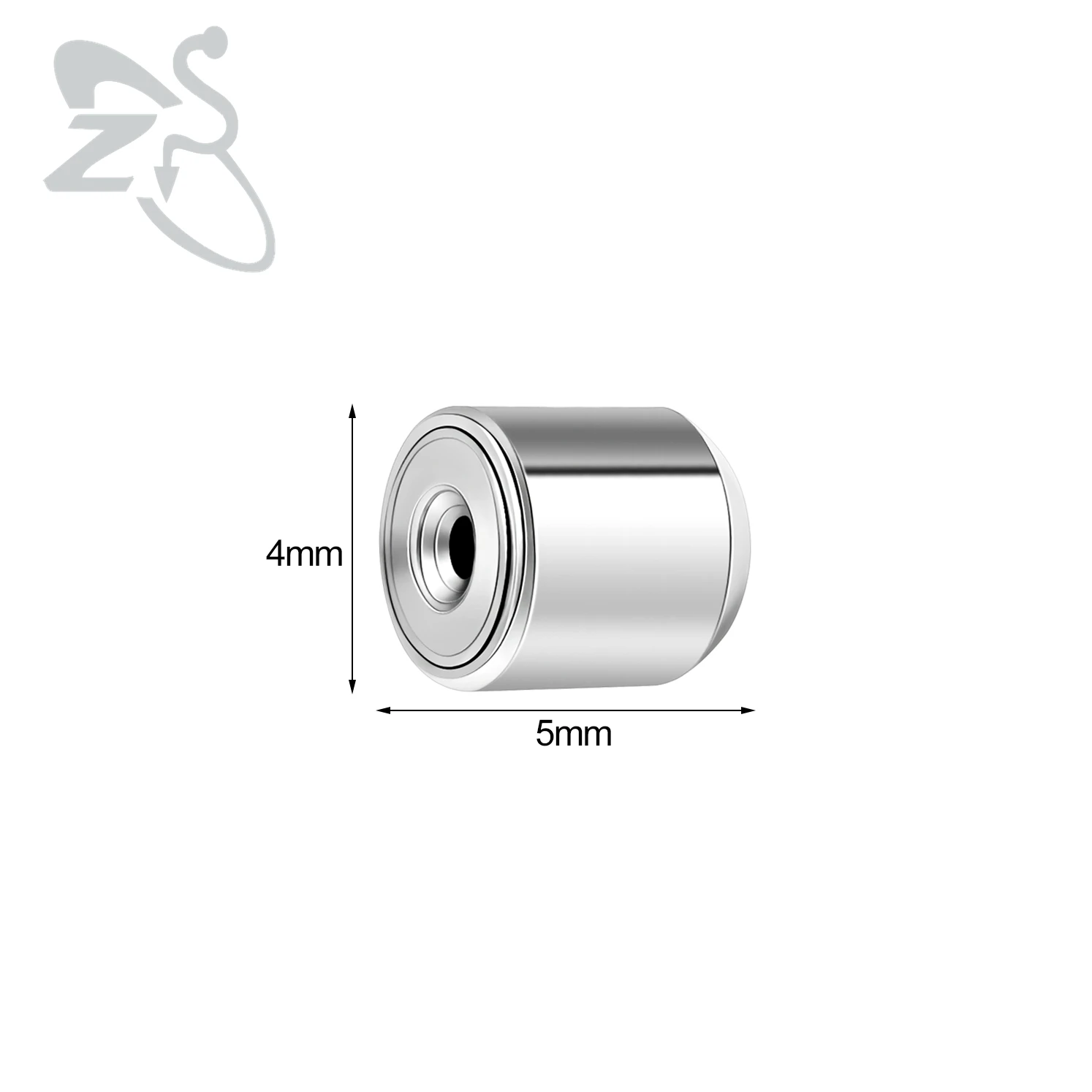 Gold Color Stainless Steel Earring Rubber Plug Ear Studs, 2-10pcs