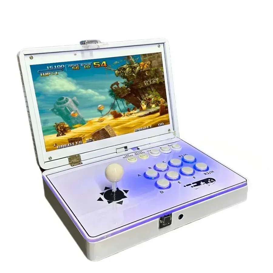 Arcade Outdoor Fighting Home Rocker Game Machine Nostalgic Desktop Portable Folding Double Integrated  Treasure Box