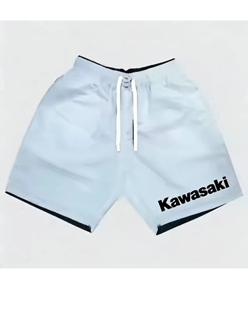 

Kawasaki men's beach pants with straight leg quick drying five minute shorts for summer men's beach pants for men