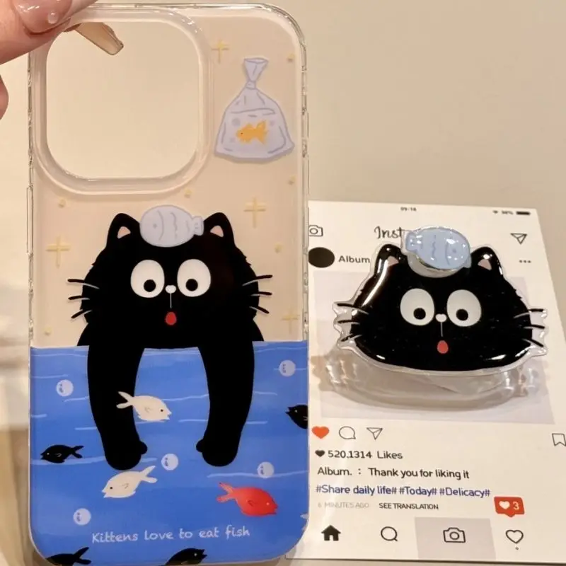 

Чехлы для телефонов с вращающейся подставкой Cat для Samsung galaxy s25 s24 s24plus s24ultra s23 s22 s21 s21fe s23fe s20 s20fe Cover