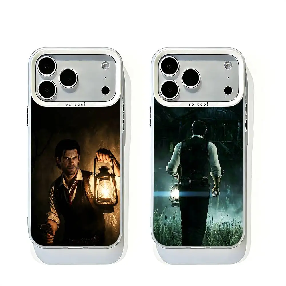 

The E-Evil W-Within White Matte So Cool Lens Bumper Printed Cover For iPhone 16 15 17 14 11 12 13 Pro Max