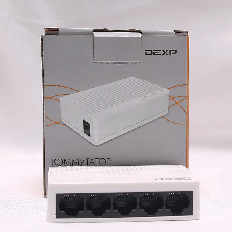 Tenda S105 DEXP F5 Unmanaged Desktop 100 Mbps 5 Port Switch Ethernet Smart Switcher