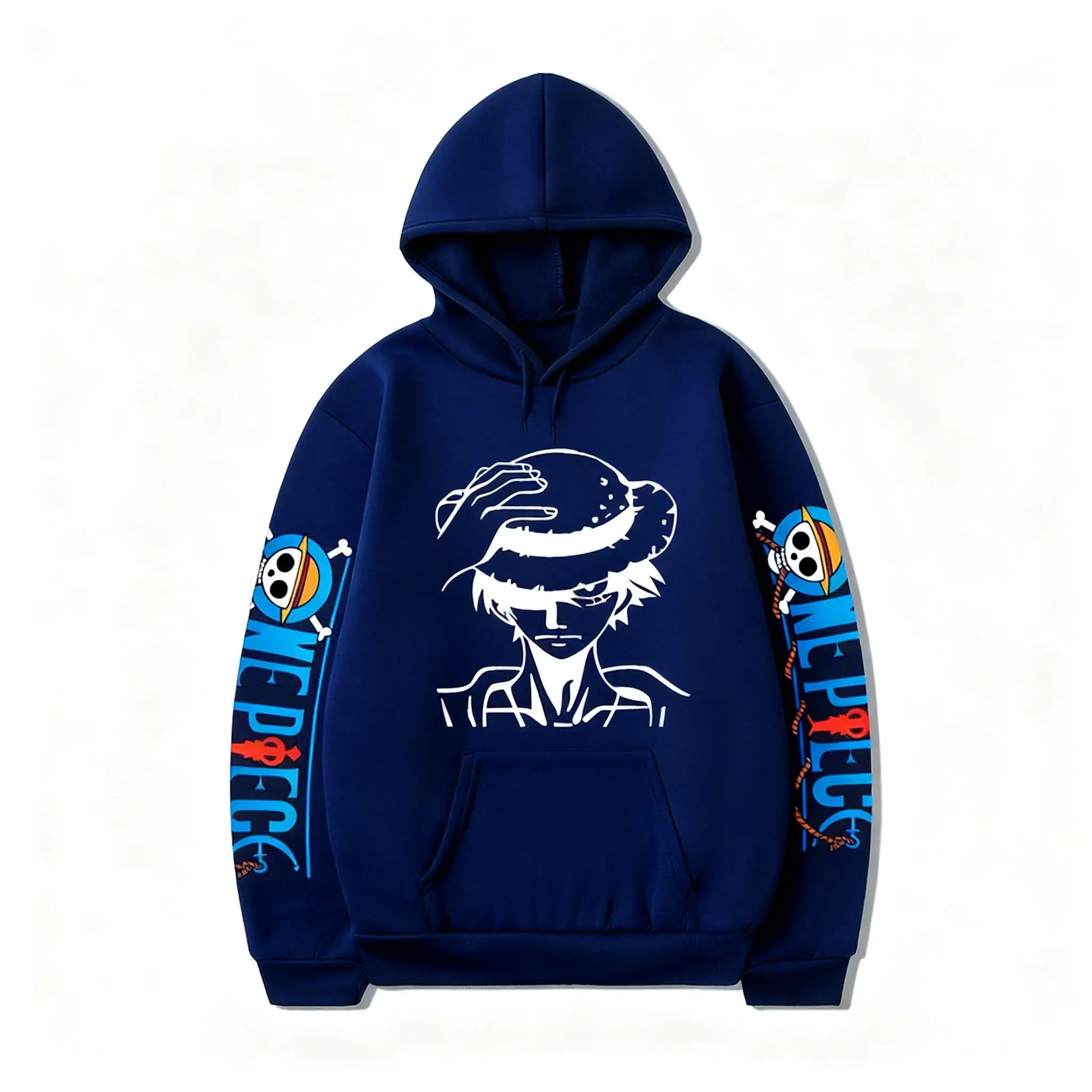 قطعة واحدة لوفي أنيمي هوديي الرجال النساء الشارع الشهير تأثيري سترة الجرافيك البلوز 2026 الخريف الشتاء جديد البلوز بلايز عادية #1