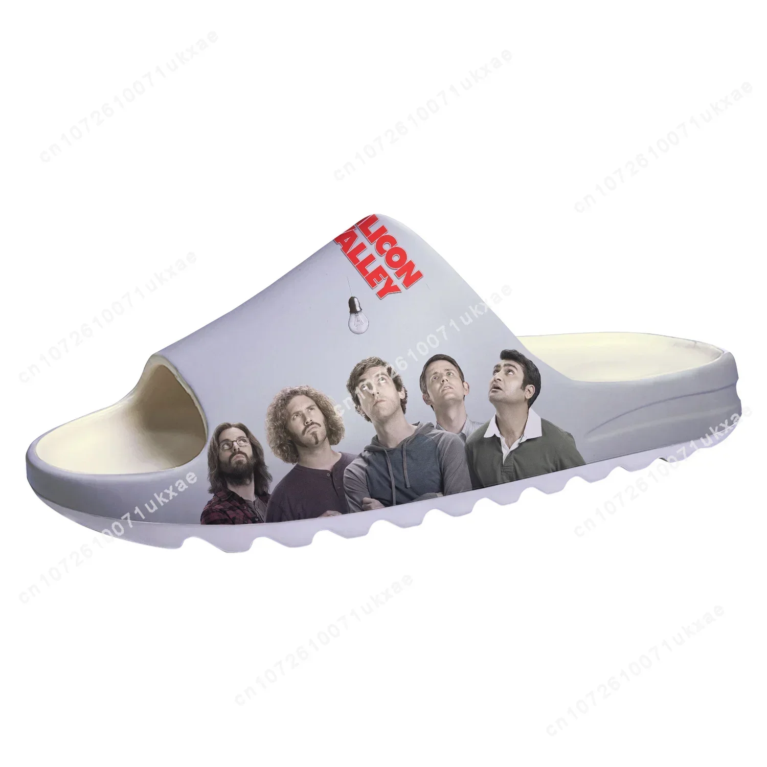 Silicon Valley TV series Soft Sole Sllipers Home Clogs Middleditch Step On Water Shoes Mens Womens Teenager Customized Sandals