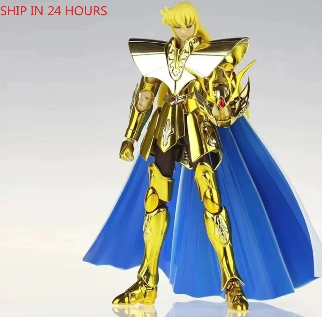 

In Stock CS Model Saint Seiya Myth Cloth EX Virgo Shaka with Lotus Base Head of Shun Gold24 Figure Knights Zodiac Action Figures