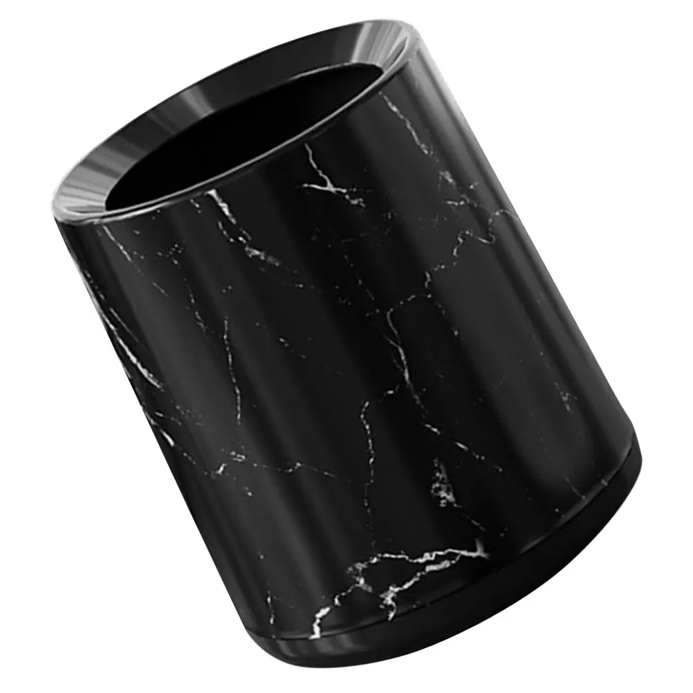 

Marble Trash Can Desk Bin Bathroom Cans Garbage for Bedroom Trashcan Table Countertop Cute Farmhouse