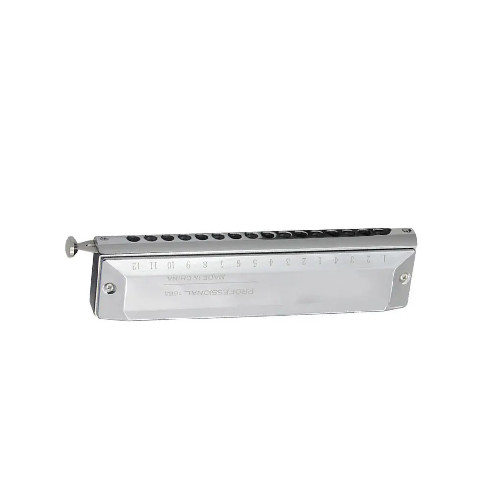 

1Pcs 16 Hole Harmonica Music Instrument for Beginner Students Musicians 64 Sounds Thick Non-Deformation