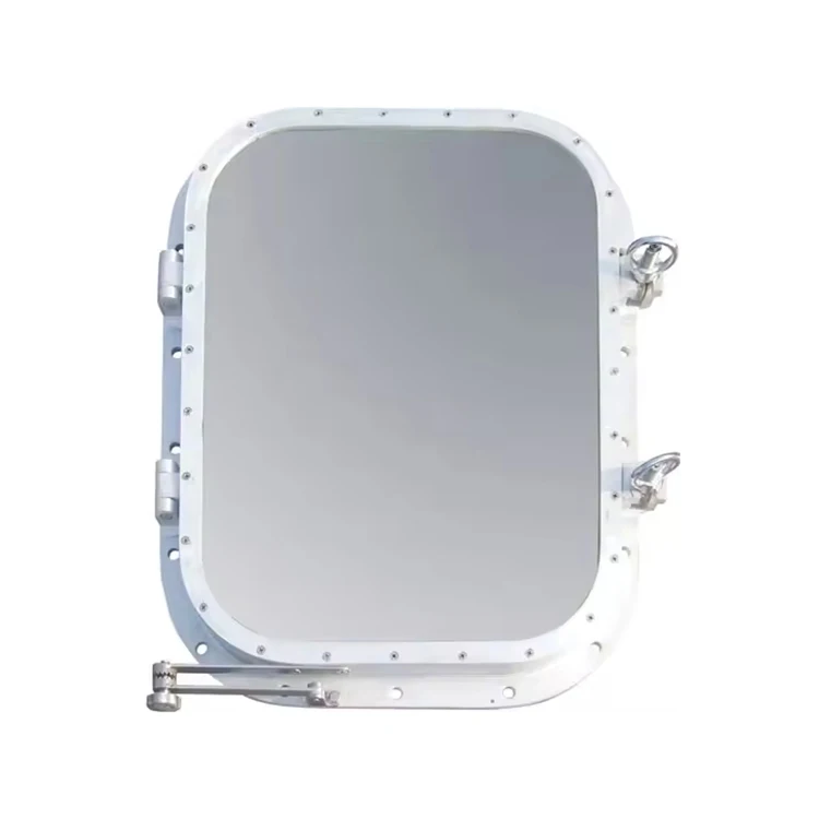 High Quality Aluminum Rectangular Open Inward Window Marine for Boat Accessories Marine Parts