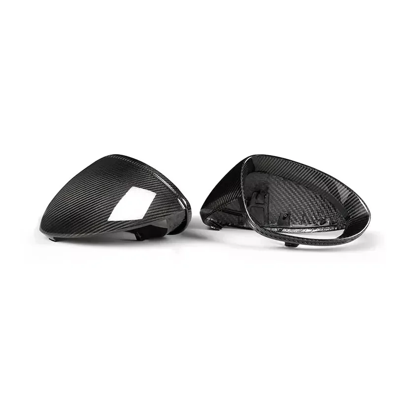 Carbon Fiber Side View Mirror Cover Caps Compatible for Porsche 9Y1 Cayenne 2018-23 Left Side Replacement Mirror Caps