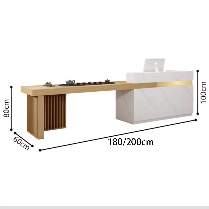 Usa Classic Reception Desk Beauty Salon Senior Design Simple Reception Counter Luxury Custom Empfangstheke Office Furniture