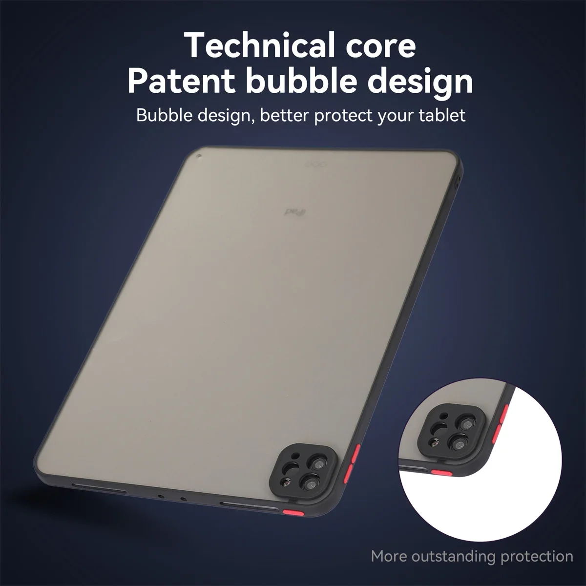 Ultra Slim Hard Back Cover for iPad Pro 11 2024 Air 13 2025 Air 5 Mini 6 10th Gen 10.9 12.9 Shockproof Frosted Soft Touch Case