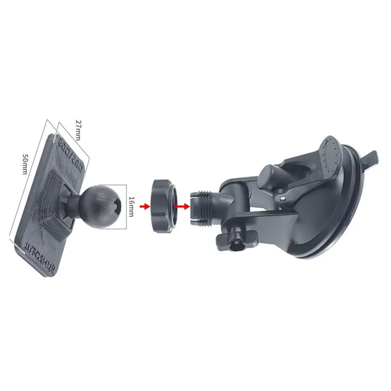 Untuk 70mai Dash Cam D02/D08 Tempat Cangkir Hisap Portabel Khusus, untuk 70 Mai Dash Cam Stiker Statis DVR Mobil Pintar