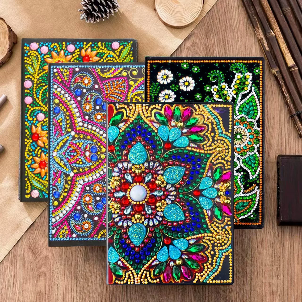 Creative Alien Bright Diamond A5 Notebook Diamond Painting Children's DIY Sticky Diamond A5 Explosive Notebook