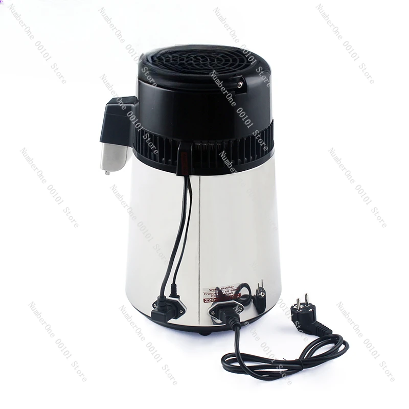 Pure Water Distiller 4L Dental Distilled Water Machine Filter Stainless Steel Electric Distillation Purifier Jug 110V 220V