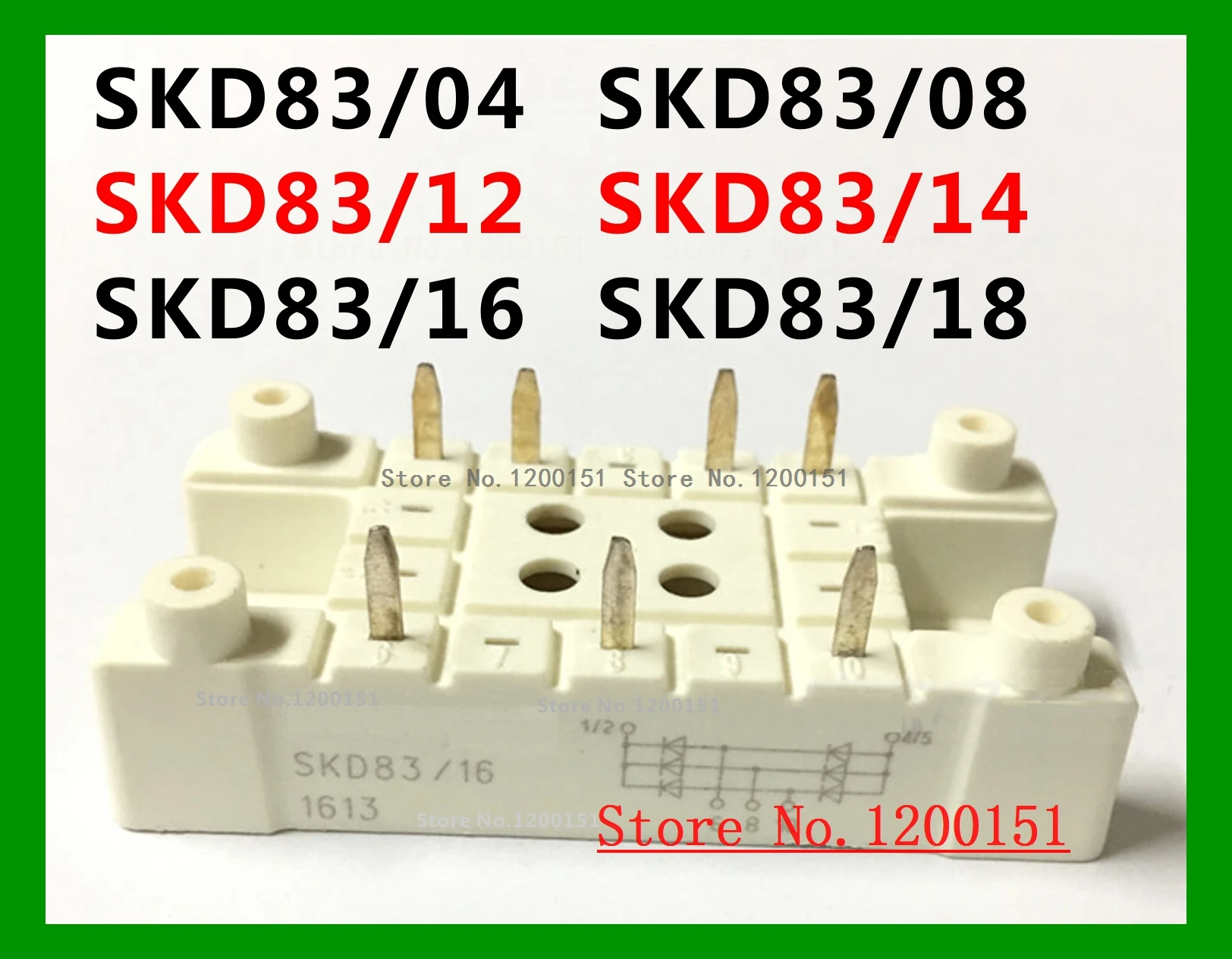 

SKD83/04 08 12 14 16 18 MODULES