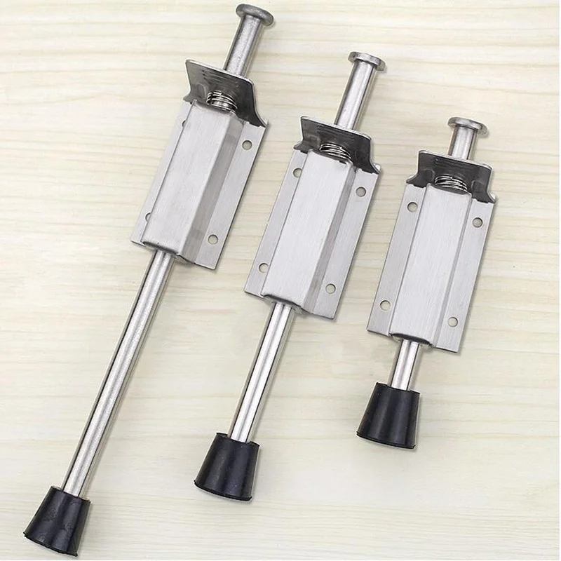 High Quality Stainless Steel Windproof Door Stopper Holder Catch With Screws for Home Toilet Room Door Latch Furniture Hardware