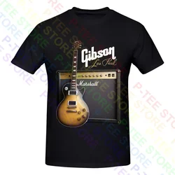 Gibson Les Paul Guitar Shirt T-shirt Tee Rare Funny Hip Hop High Quality