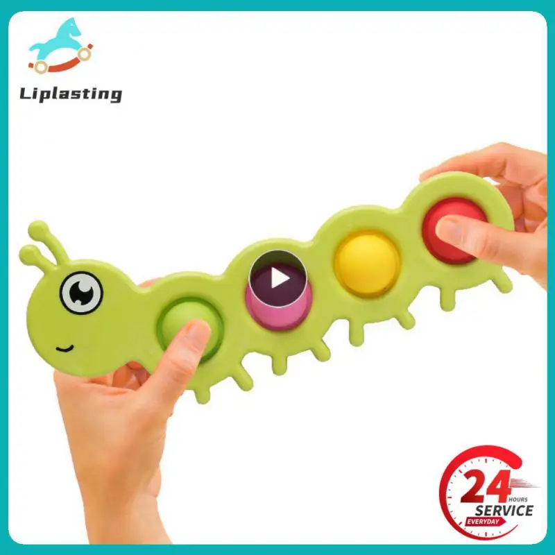 

Reduce Pressure Toys Carpenterworm Cognitive Color Creative Burr-free Exercise Fingers Children Toy Sensory Game Relieve Anxiety