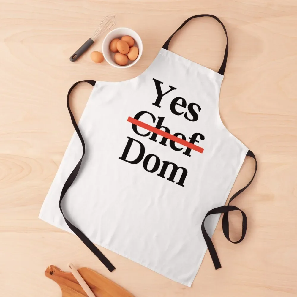 

Yes, Chef Dom (Dolla) Apron Kitchen Chef For Cooking Kitchens For Men cook wear Apron