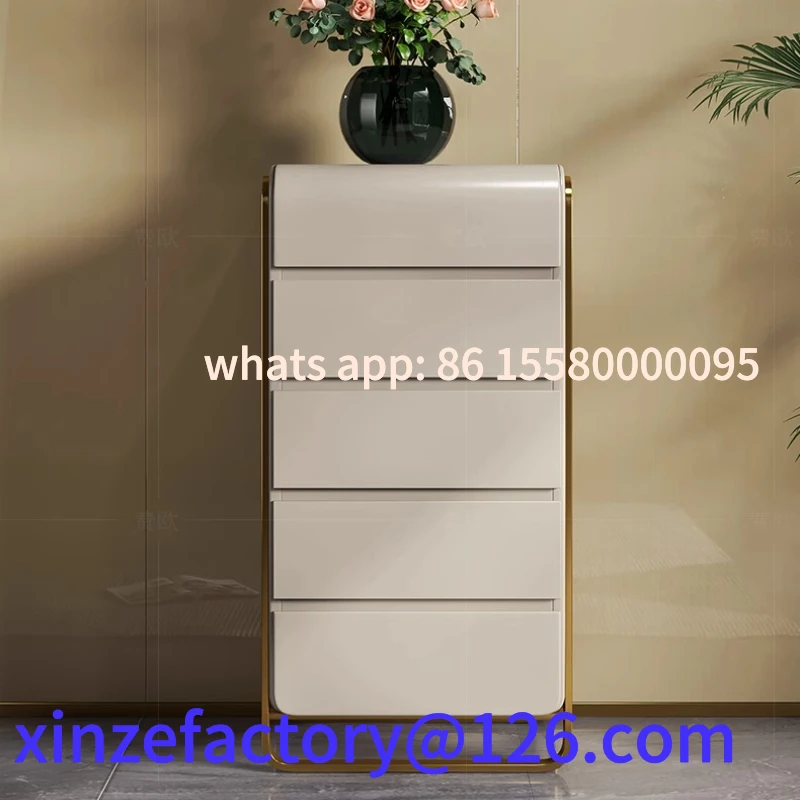 

Customizable Light luxury modern simple fashion custom high end marble drawer cabinet drawers Dresser home furniture
