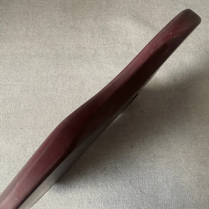 IB879 Claret Solid Wood 4 Or 5 String PB Pickups Electric Guitar Bass Body Left Hand DIY&Replace Part Paints&Wood  Damages view 4