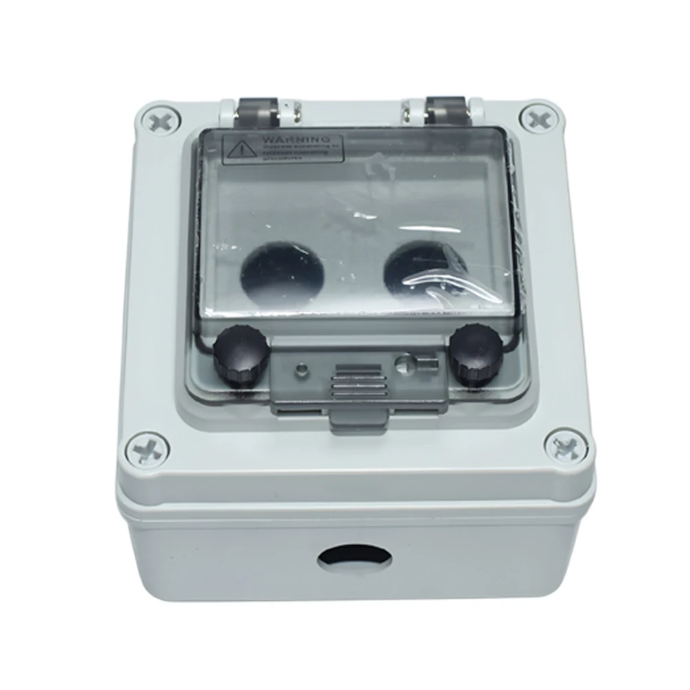 2 Hole Waterproof Push Button Switch Enclosure for Start Stop Control in Industrial Equipment and Mechanical Systems