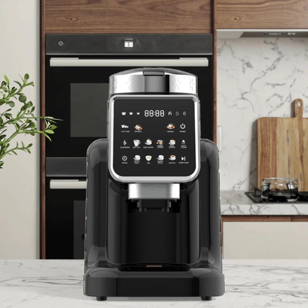 Universal Multifunctional Coffee Machine Automatic Electric Coffee Machine Programmable Temperature Control 4-Cup Capacity