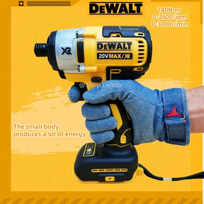Dewalt DCF887 Electric Impact Driver Drill 20V Battery Speed Brushless motor Electric Screwdriver For Power Tools